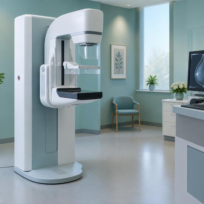Mammography imaging equipment